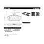 CENTRIC PARTS 102.11900 C-Tek Semi-Metallic Brake Pads with Shims