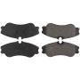 CENTRIC PARTS 102.11900 C-Tek Semi-Metallic Brake Pads with Shims
