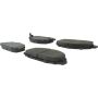 CENTRIC PARTS 102.11910 C-Tek Semi-Metallic Brake Pads with Shims