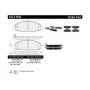 CENTRIC PARTS 102.11910 C-Tek Semi-Metallic Brake Pads with Shims