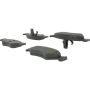 CENTRIC PARTS 102.11960 C-Tek Semi-Metallic Brake Pads with Shims