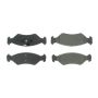 CENTRIC PARTS 102.11960 C-Tek Semi-Metallic Brake Pads with Shims