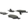 CENTRIC PARTS 102.12000 C-Tek Semi-Metallic Brake Pads with Shims