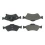 CENTRIC PARTS 102.12000 C-Tek Semi-Metallic Brake Pads with Shims