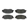 CENTRIC PARTS 102.12020 C-Tek Semi-Metallic Brake Pads with Shims