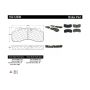 CENTRIC PARTS 102.12030 C-Tek Semi-Metallic Brake Pads with Shims