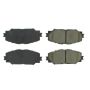 CENTRIC PARTS 102.12100 C-Tek Semi-Metallic Brake Pads with Shims