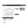 CENTRIC PARTS 102.12120 C-Tek Semi-Metallic Brake Pads with Shims