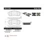 CENTRIC PARTS 102.12140 C-Tek Semi-Metallic Brake Pads with Shims