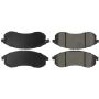 CENTRIC PARTS 102.12140 C-Tek Semi-Metallic Brake Pads with Shims