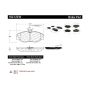 CENTRIC PARTS 102.12210 C-Tek Semi-Metallic Brake Pads with Shims