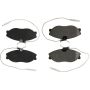 CENTRIC PARTS 102.12210 C-Tek Semi-Metallic Brake Pads with Shims