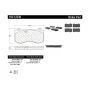 CENTRIC PARTS 102.12230 C-Tek Semi-Metallic Brake Pads with Shims