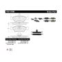 CENTRIC PARTS 102.12290 C-Tek Semi-Metallic Brake Pads with Shims