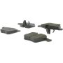 CENTRIC PARTS 102.12400 C-Tek Semi-Metallic Brake Pads with Shims