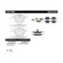 CENTRIC PARTS 102.12400 C-Tek Semi-Metallic Brake Pads with Shims