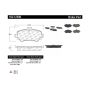 CENTRIC PARTS 102.12500 C-Tek Semi-Metallic Brake Pads with Shims