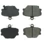 CENTRIC PARTS 102.12520 C-Tek Semi-Metallic Brake Pads with Shims