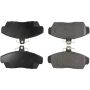 CENTRIC PARTS 102.12550 C-Tek Semi-Metallic Brake Pads with Shims