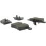 CENTRIC PARTS 102.12570 C-Tek Semi-Metallic Brake Pads with Shims