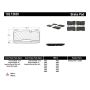 CENTRIC PARTS 102.12630 C-Tek Semi-Metallic Brake Pads with Shims