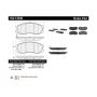 CENTRIC PARTS 102.12640 C-Tek Semi-Metallic Brake Pads with Shims