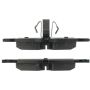 CENTRIC PARTS 102.12670 C-Tek Semi-Metallic Brake Pads with Shims