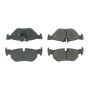 CENTRIC PARTS 102.12670 C-Tek Semi-Metallic Brake Pads with Shims