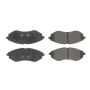 CENTRIC PARTS 102.12690 C-Tek Semi-Metallic Brake Pads with Shims