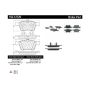 CENTRIC PARTS 102.12720 C-Tek Semi-Metallic Brake Pads with Shims