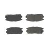 CENTRIC PARTS 102.12750 C-Tek Semi-Metallic Brake Pads with Shims