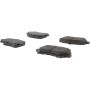 CENTRIC PARTS 102.12810 C-Tek Semi-Metallic Brake Pads with Shims