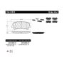 CENTRIC PARTS 102.12810 C-Tek Semi-Metallic Brake Pads with Shims