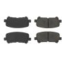CENTRIC PARTS 102.12810 C-Tek Semi-Metallic Brake Pads with Shims