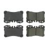 CENTRIC PARTS 102.12820 C-Tek Semi-Metallic Brake Pads with Shims