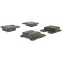 CENTRIC PARTS 102.12830 C-Tek Semi-Metallic Brake Pads with Shims