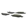 CENTRIC PARTS 102.12870 C-Tek Semi-Metallic Brake Pads with Shims