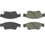 CENTRIC PARTS 102.12870 C-Tek Semi-Metallic Brake Pads with Shims
