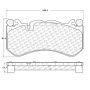 CENTRIC PARTS 102.12910 C-Tek Semi-Metallic Brake Pads with Shims