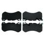 CENTRIC PARTS 102.12910 C-Tek Semi-Metallic Brake Pads with Shims