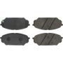 CENTRIC PARTS 102.13010 C-Tek Semi-Metallic Brake Pads with Shims