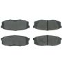 CENTRIC PARTS 102.13040 C-Tek Semi-Metallic Brake Pads with Shims