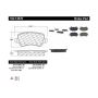 CENTRIC PARTS 102.13070 C-Tek Semi-Metallic Brake Pads with Shims