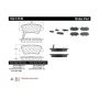 CENTRIC PARTS 102.13130 C-Tek Semi-Metallic Brake Pads with Shims