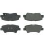 CENTRIC PARTS 102.13130 C-Tek Semi-Metallic Brake Pads with Shims