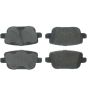 CENTRIC PARTS 102.13140 C-Tek Semi-Metallic Brake Pads with Shims