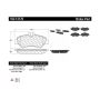 CENTRIC PARTS 102.13170 C-Tek Semi-Metallic Brake Pads with Shims