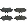 CENTRIC PARTS 102.13170 C-Tek Semi-Metallic Brake Pads with Shims