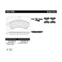 CENTRIC PARTS 102.13180 C-Tek Semi-Metallic Brake Pads with Shims