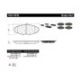 CENTRIC PARTS 102.13210 C-Tek Semi-Metallic Brake Pads with Shims